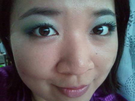 ISMINE78pcPalette-Green Aqua Smokes10-Evening Ligh