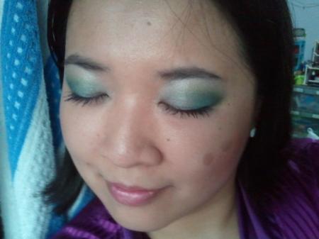 ISMINE78pcPalette-Green Aqua Smokes6-Evening Light