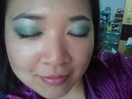 ISMINE78pcPalette-Green Aqua Smokes5-Evening Light